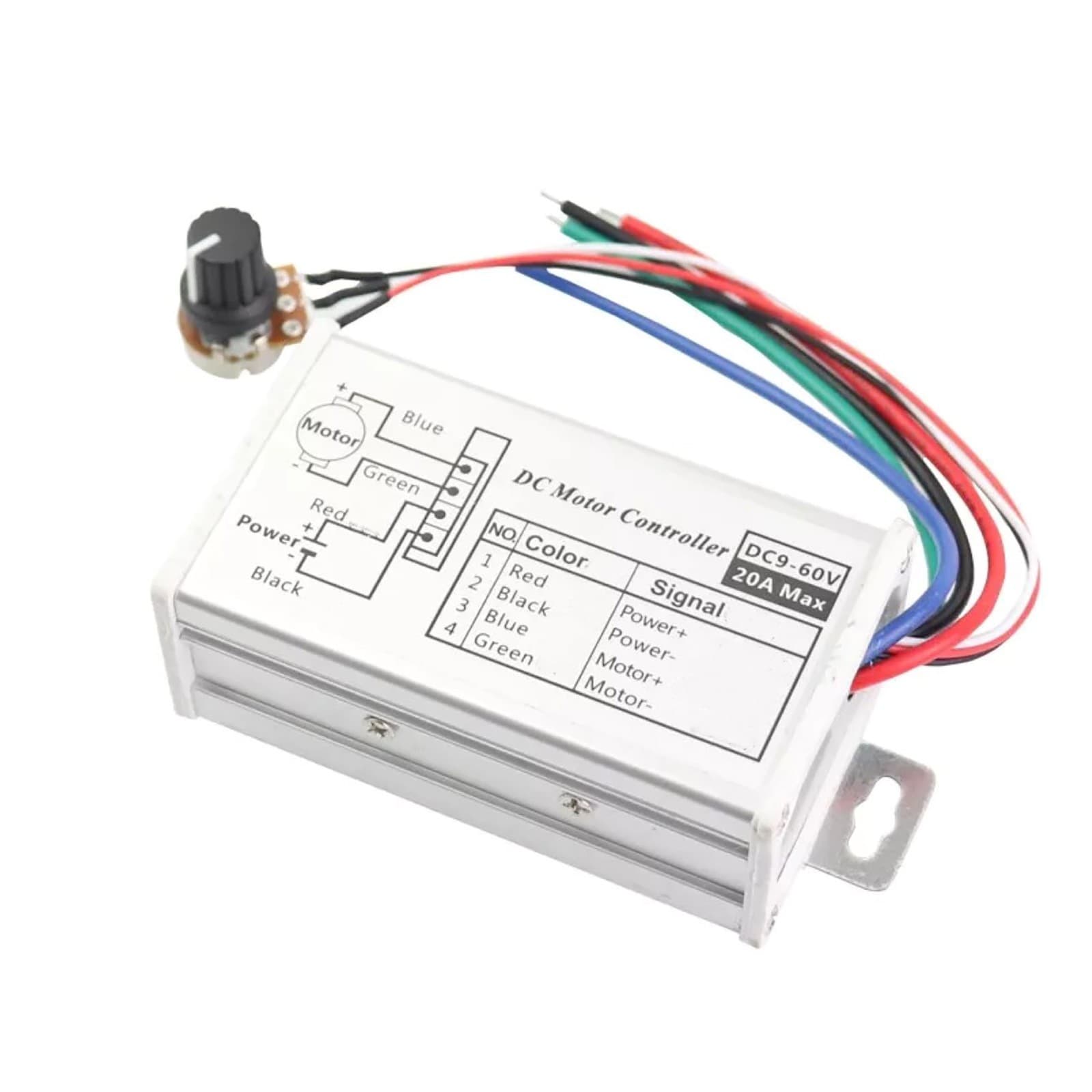 1 x DC Motor Speed Controller providing good heat dissipation performance 2