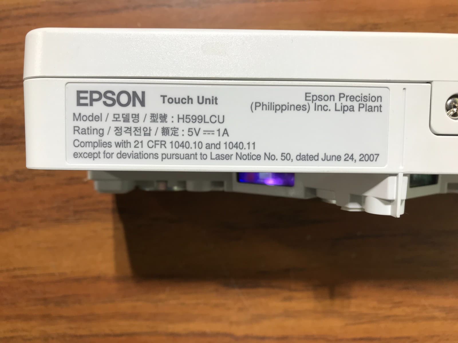 - Original Epson H599LCU Touch Unit* 4
