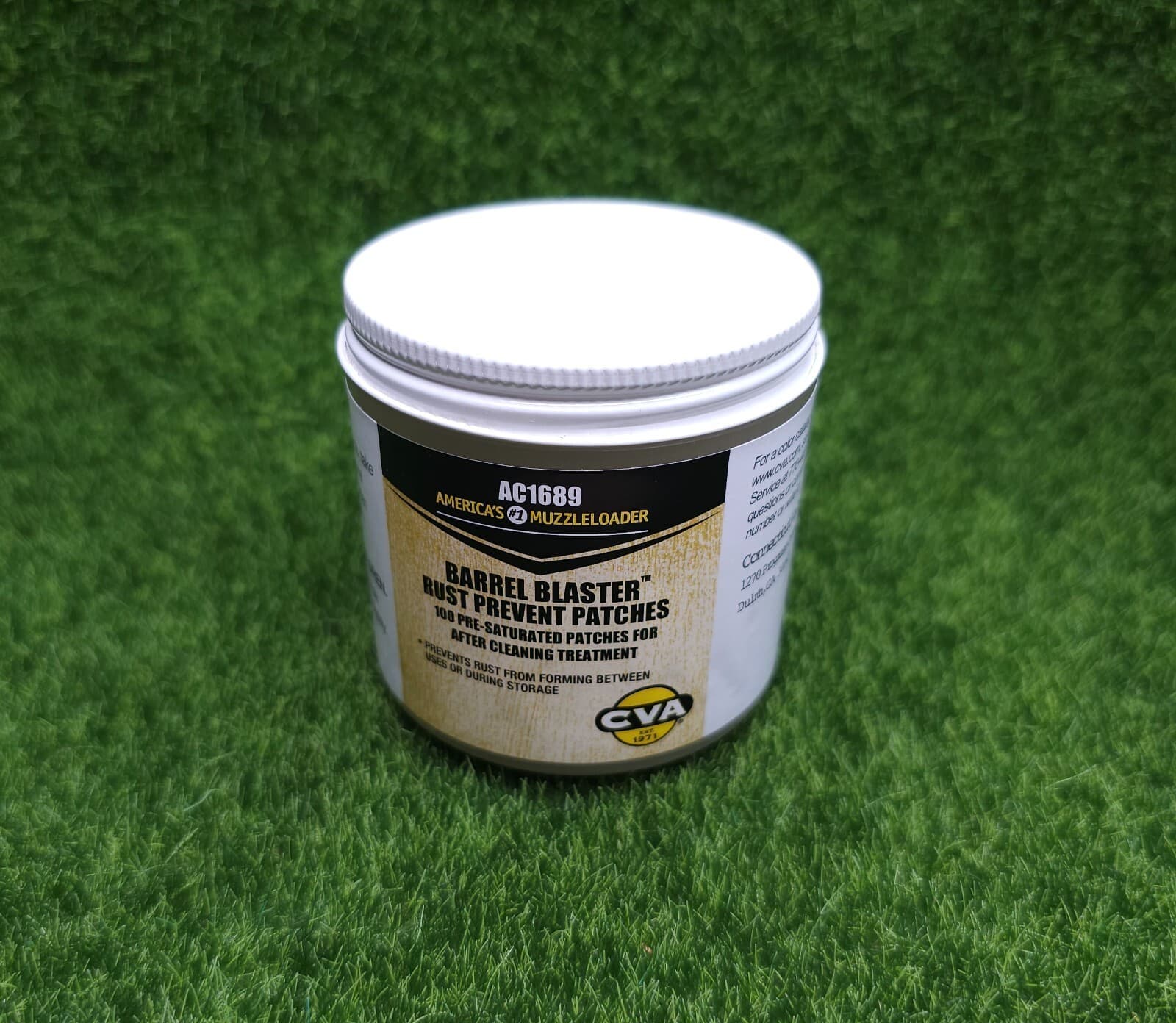 CVA Barrel Blaster Pre-Lubed Rust Prevention Cleaning Patches 100 Count - AC1689