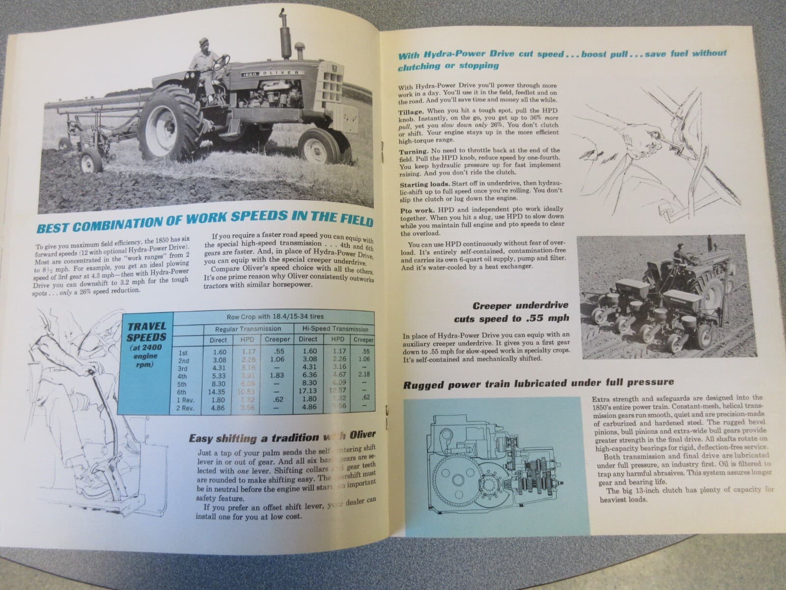 Oliver 1850 Farm Tractor Sales Brochure 16 Pages 5