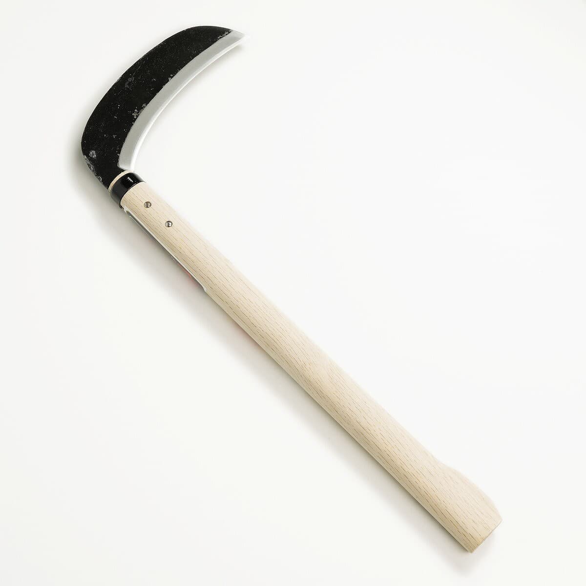 'OJIKA' Thick Sickle, Blade Edge: Aogami Steel, Double Bevel, 165mm 2