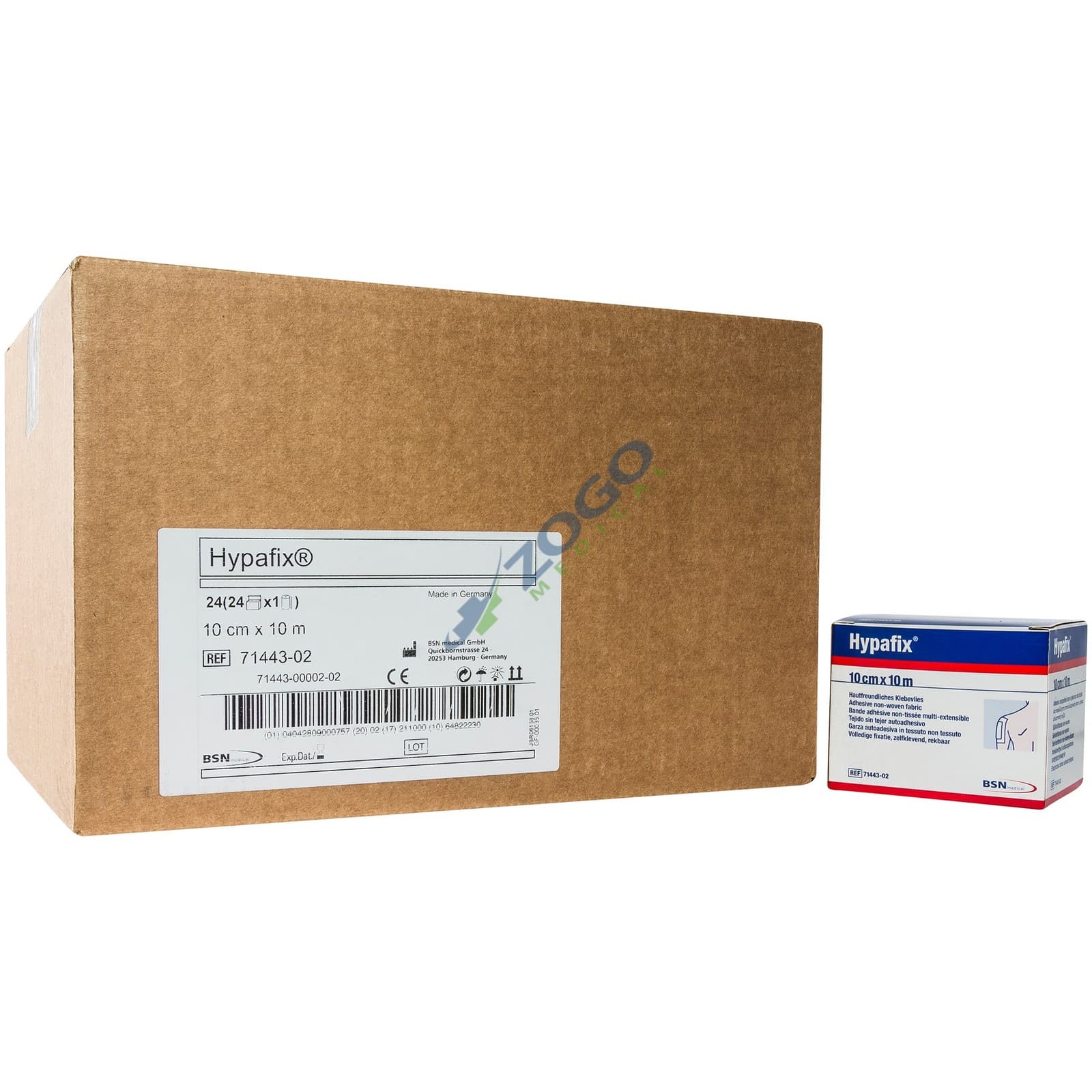 Hypafix Tape 4" x 11 Yards - Case of 24 Rolls