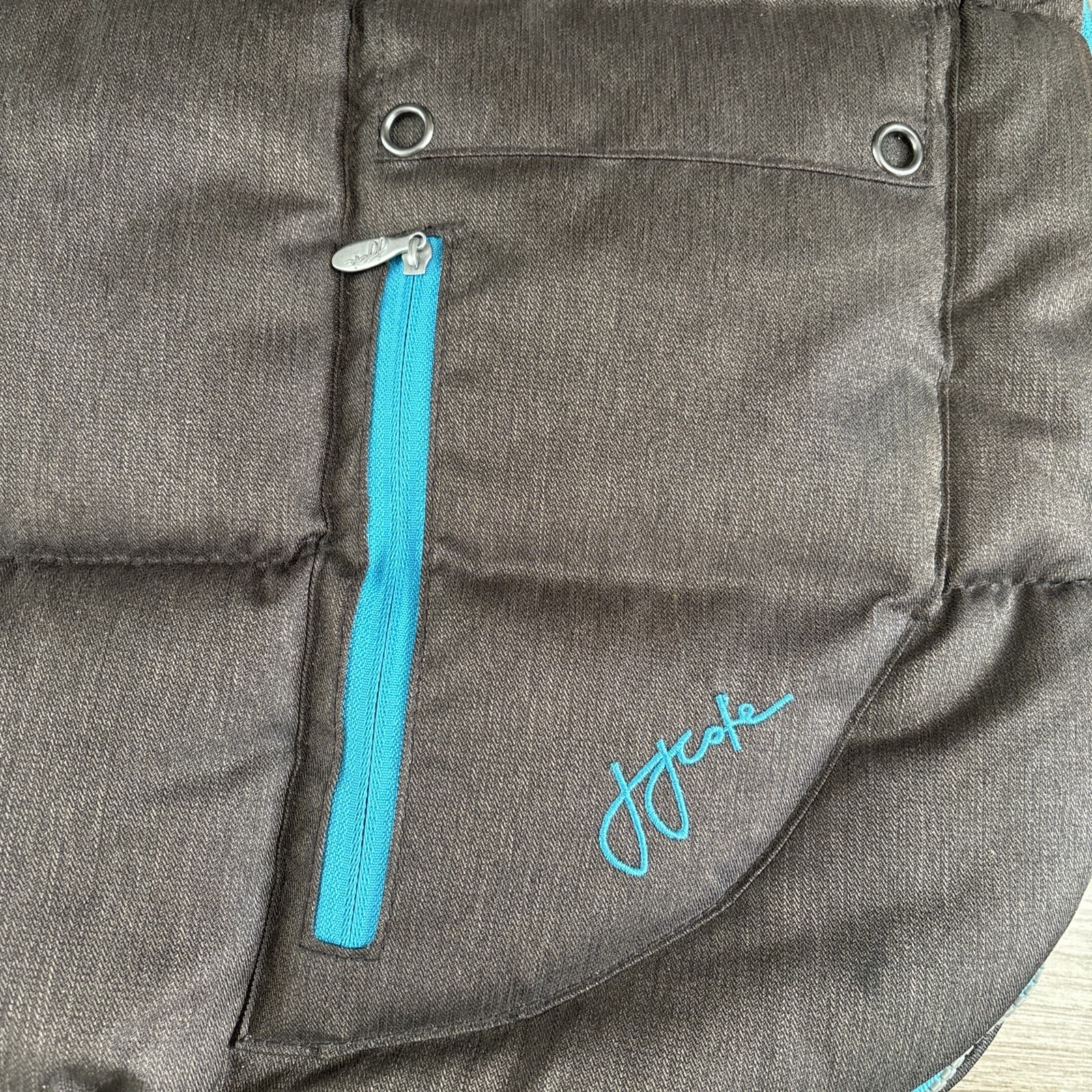 Bunting Stroller Bag Arctic bundleme. JJ Cole Brown & Teal NWOT never used 6