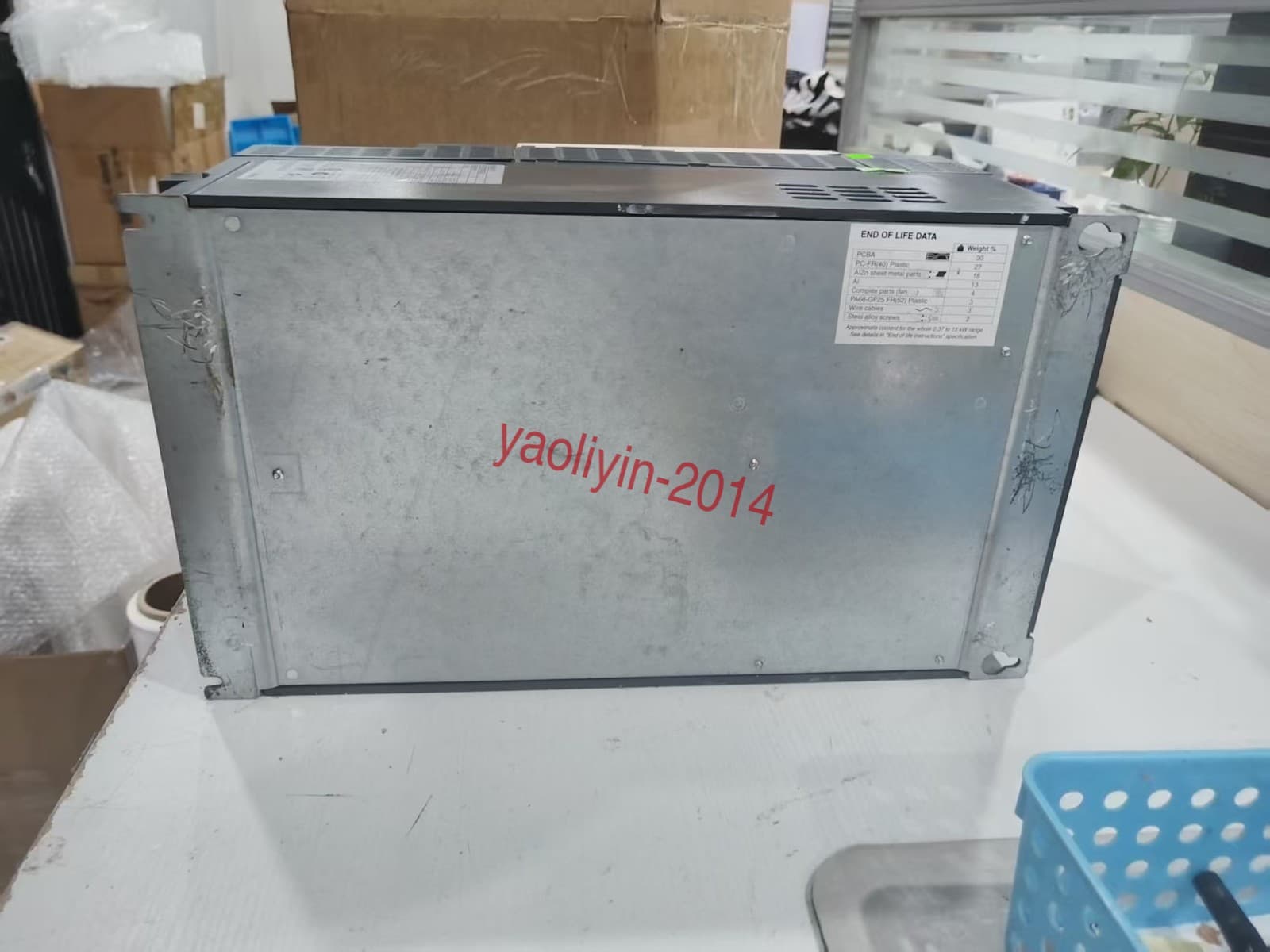 1 pc Used TESTED ** Frequency converter ATV71HD18N4Z UPS or FedEx 3