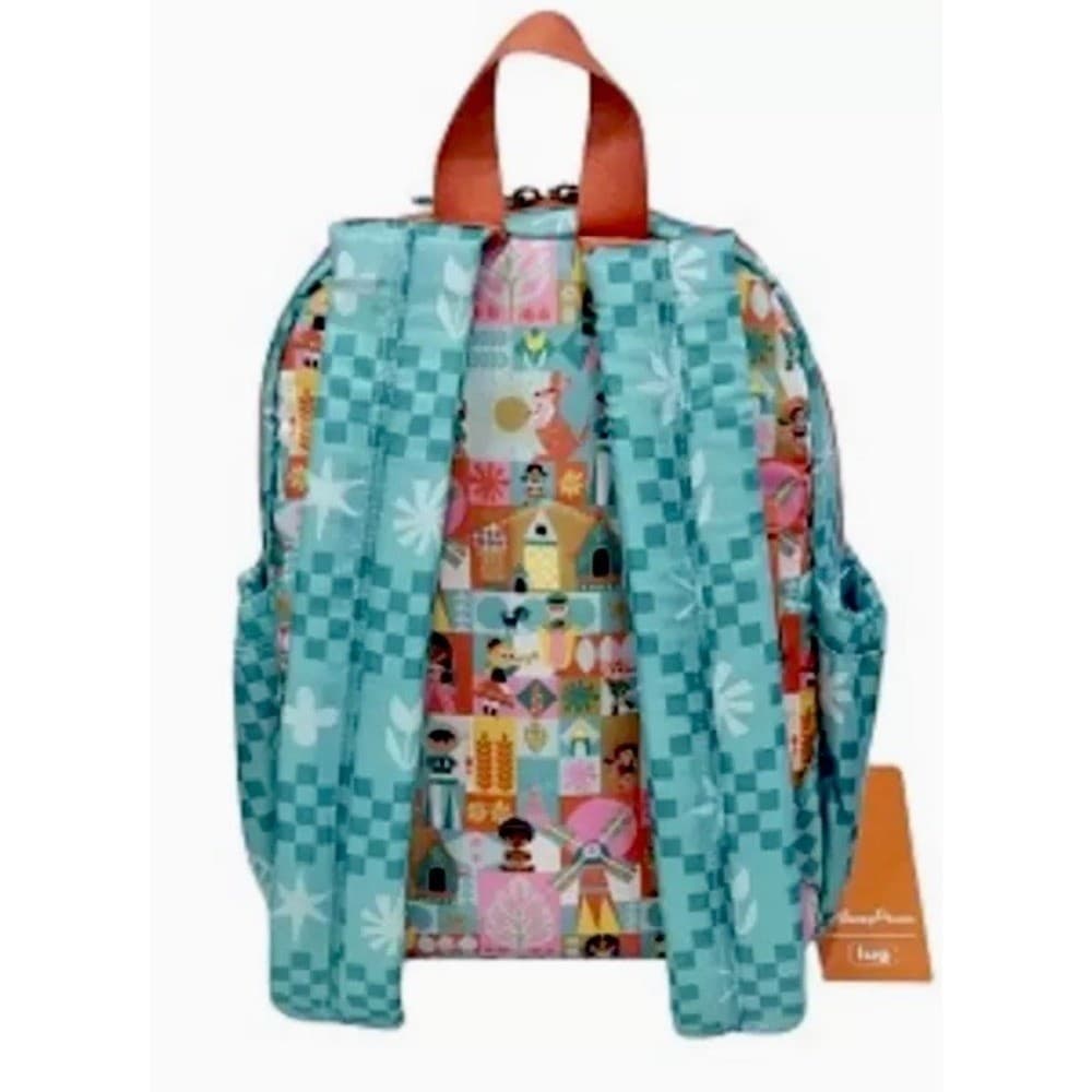 2025 Disney Parks Magic Kingdom Small World Lug Bag Backpack Walt Disney… 2
