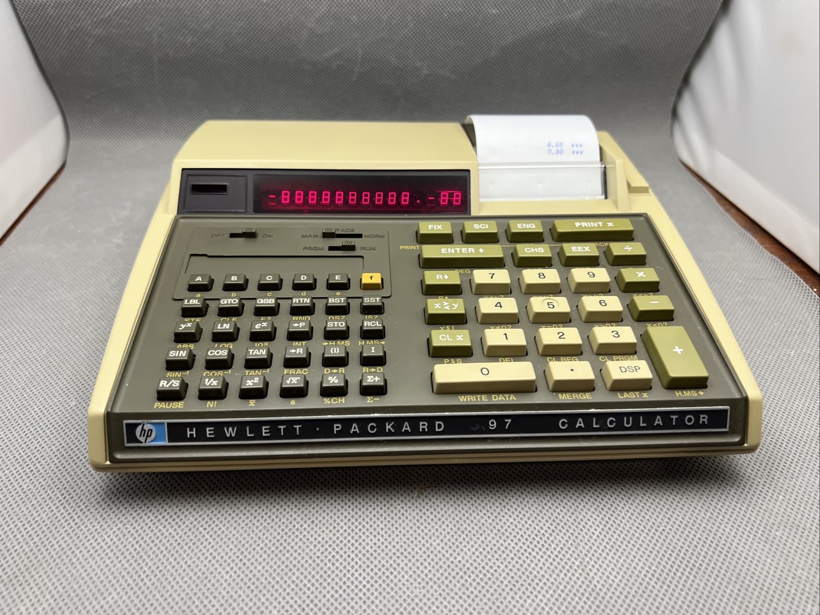HP-97 Calculator, in Box, Restored & Working, New Battery 6