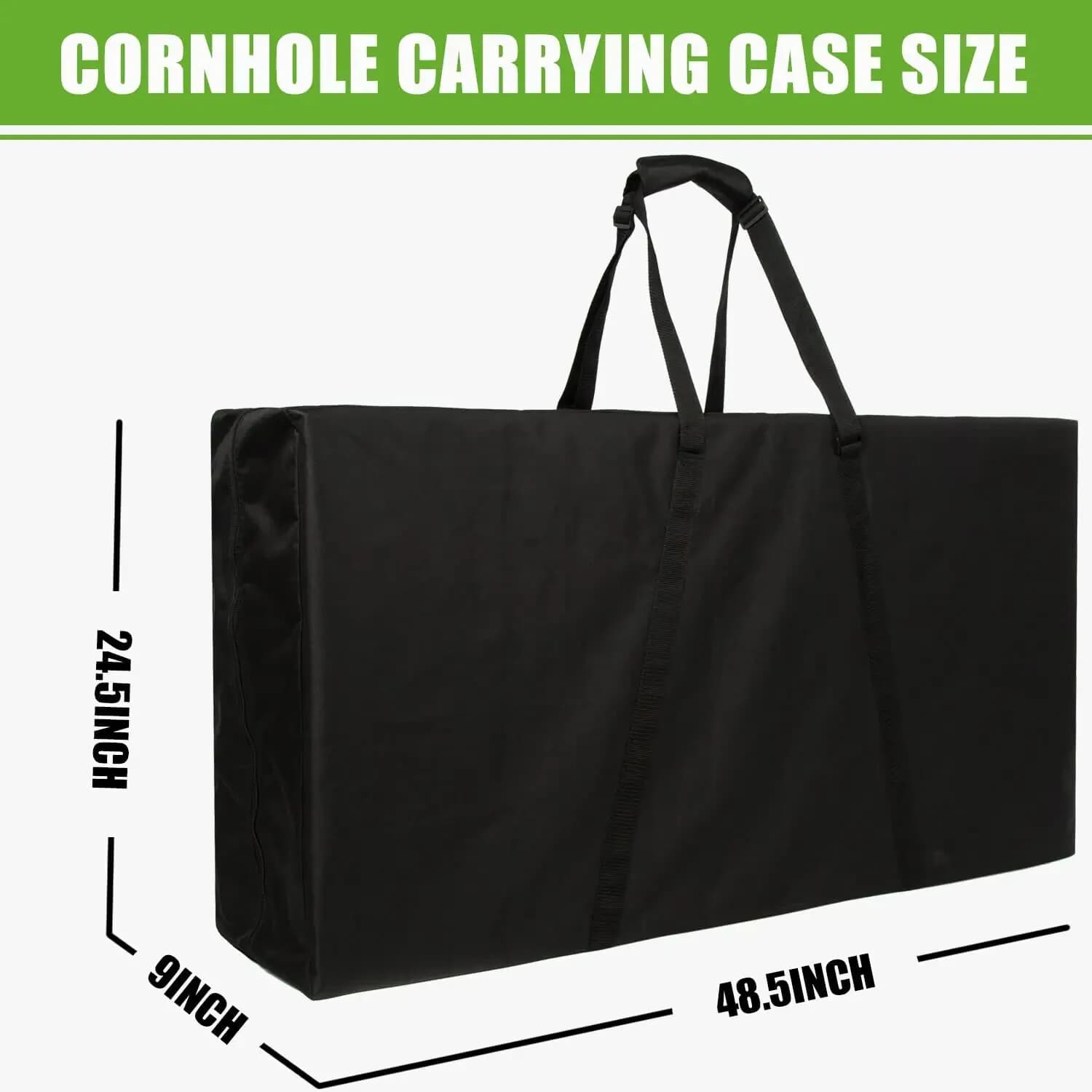 SALE!!! Premium Cornhole Carrying Case Weatherproof Bag 48.5' x 24.5' x 9"