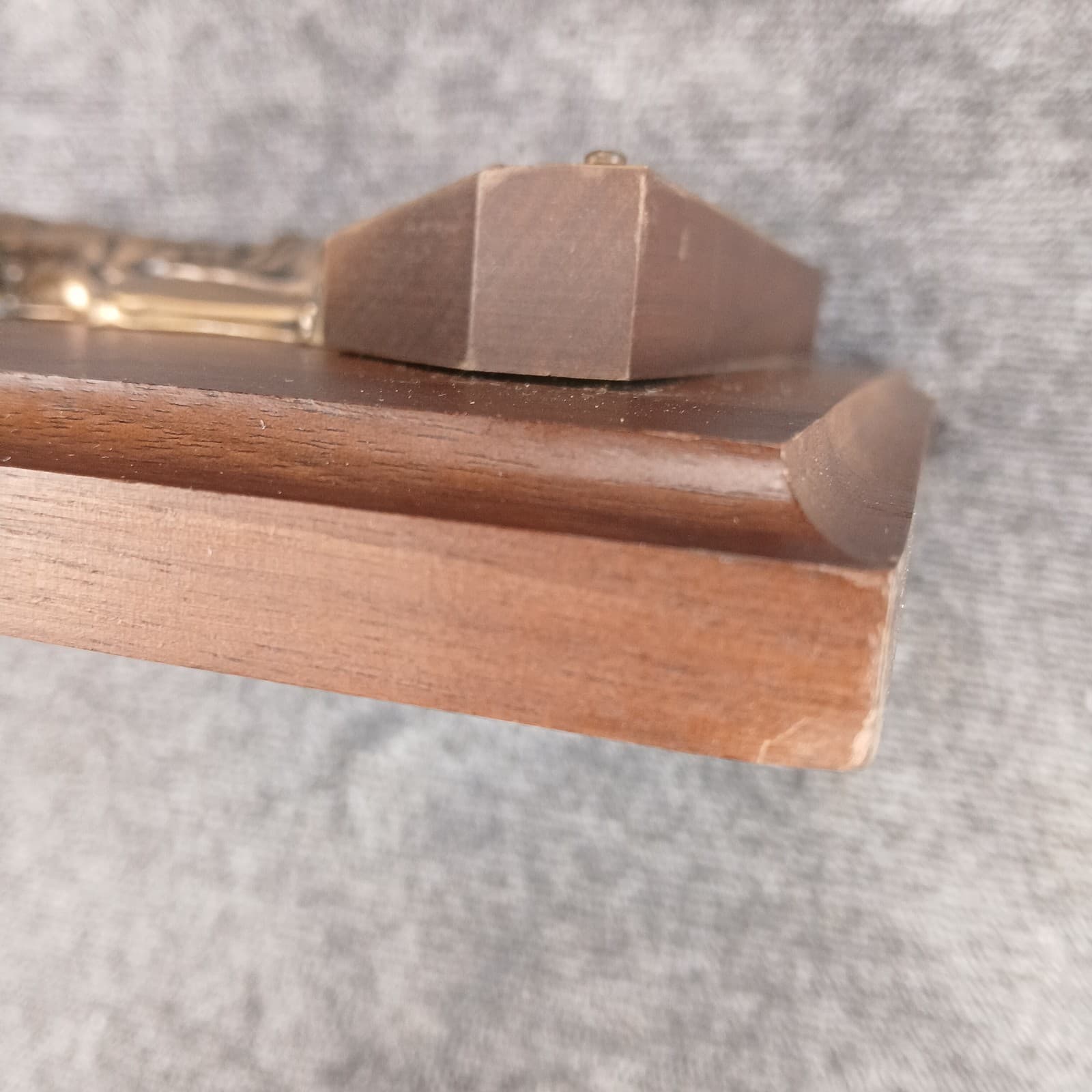 Vtg Brunswick 300 Award Plaque Perfect Game Bowling Trophy Wood Wall 9x12" 4