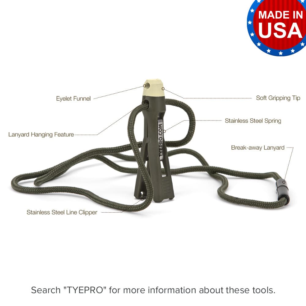 TYEPRO Original Fishing Knot Tying Tool - Hook & Jig Threader/Tier/Clipper 6