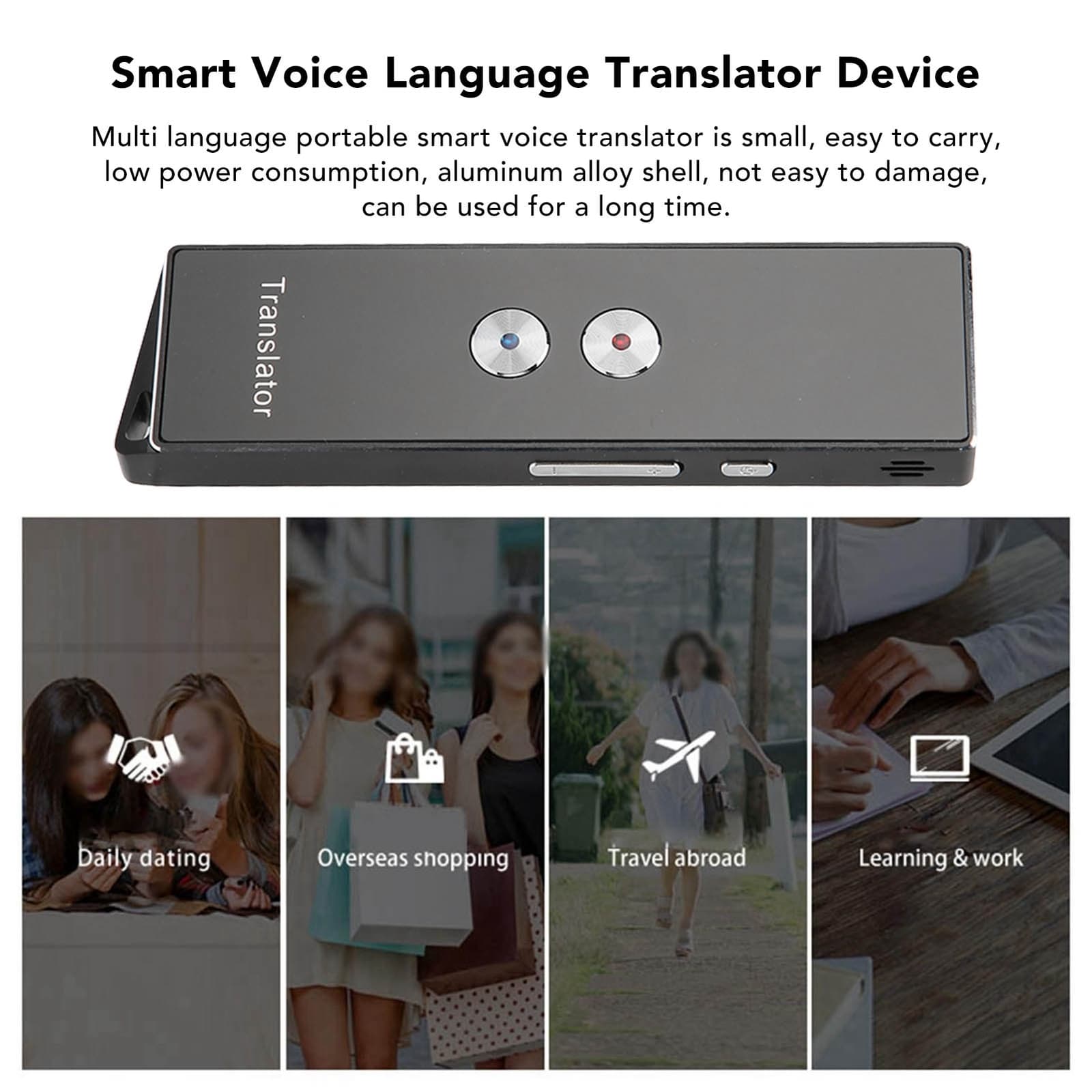 Language Translator Device 70 Accents Real Time Handheld Smart Voice Translator 4