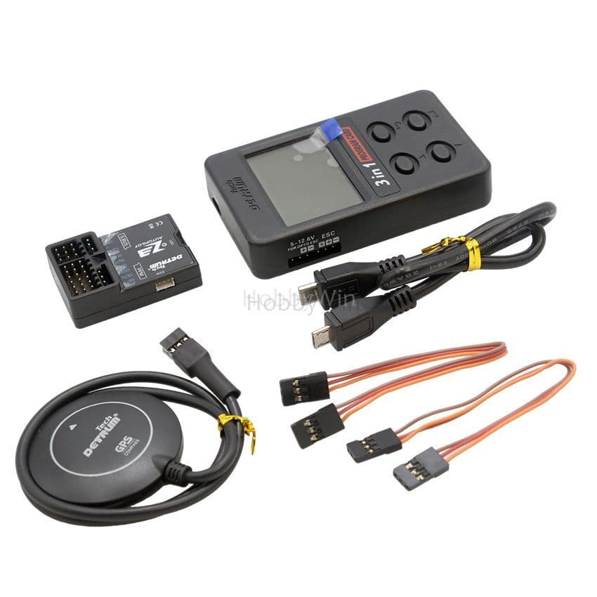 Detrum Z3 Lite Flight Controller GPS & Program Card for Electric RC Airplanes
