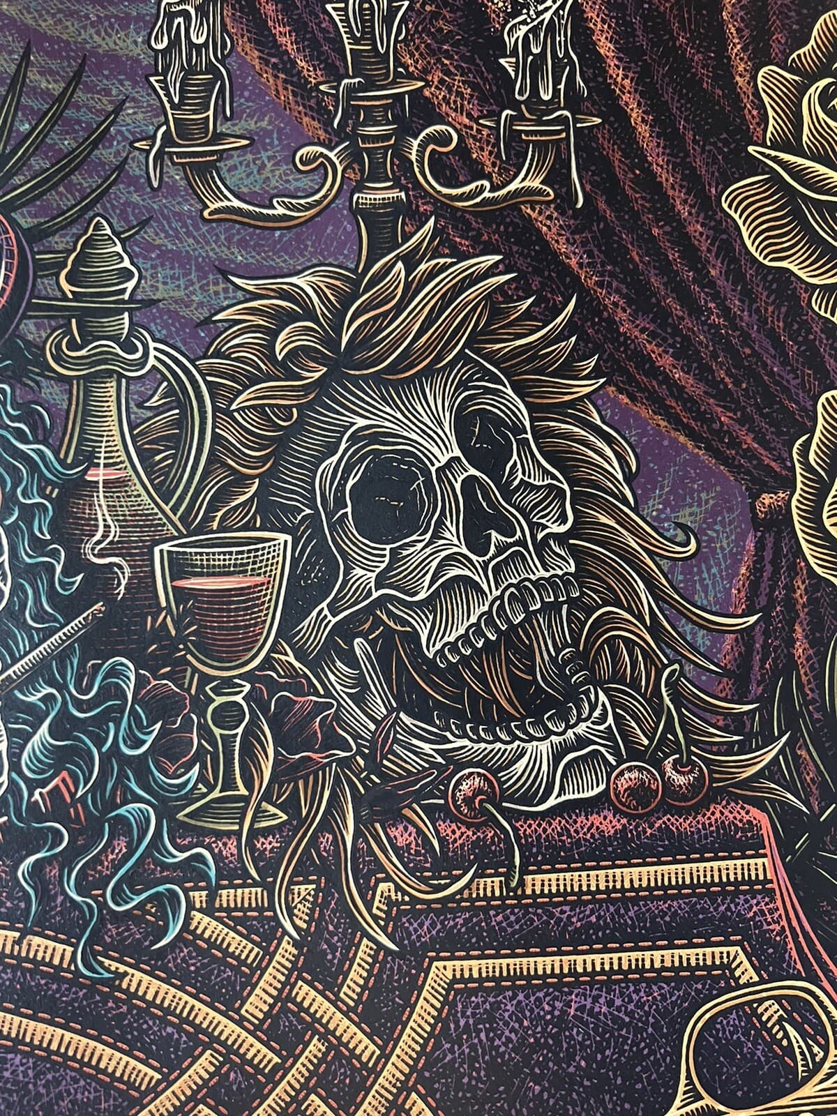 GUNS N ROSES VERY RARE APPETITE FOR DESTRUCTION METALLIC POSTER #78/325 6