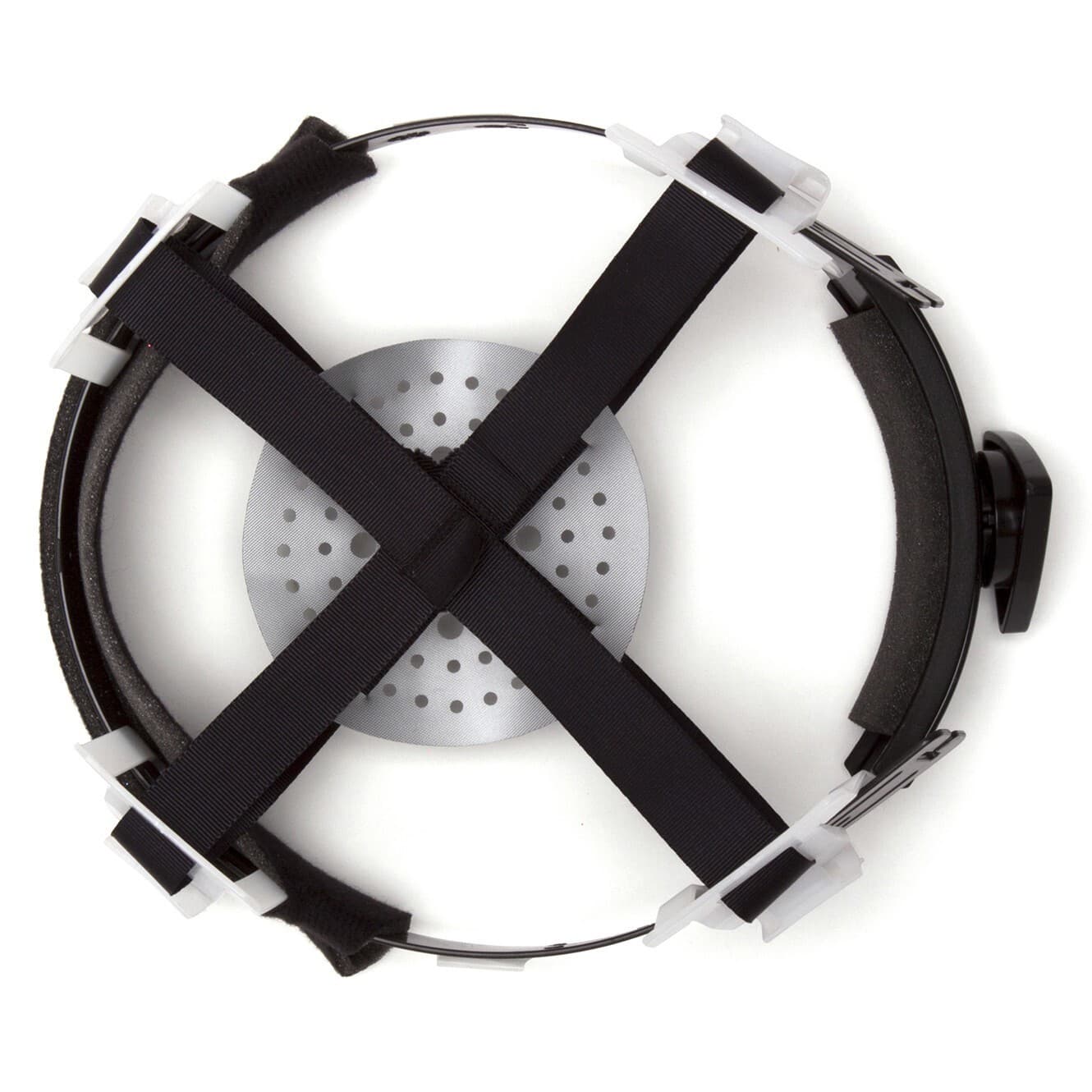 RIDGELINE GRAPHITE CAP SHINY BLACK PROTECTIVE CONSTRUCTION HARD HAT 4 PT RATCHET 5