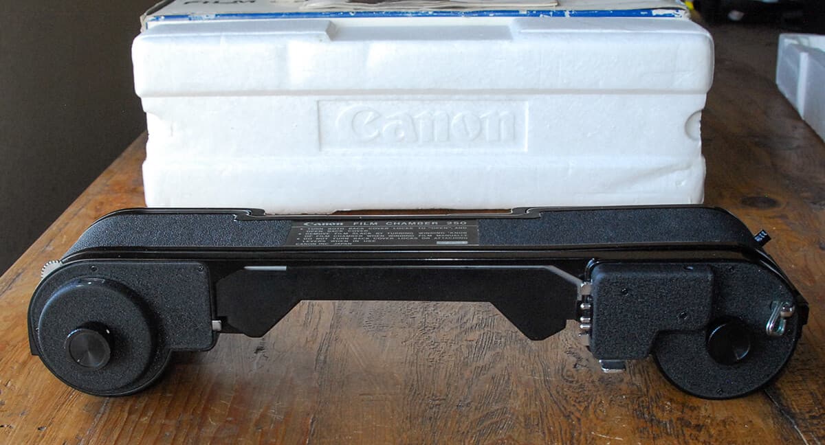 Canon 250 Exposure Back for F-1 Film Chamber in box with manual EXC++ RARE F1 5