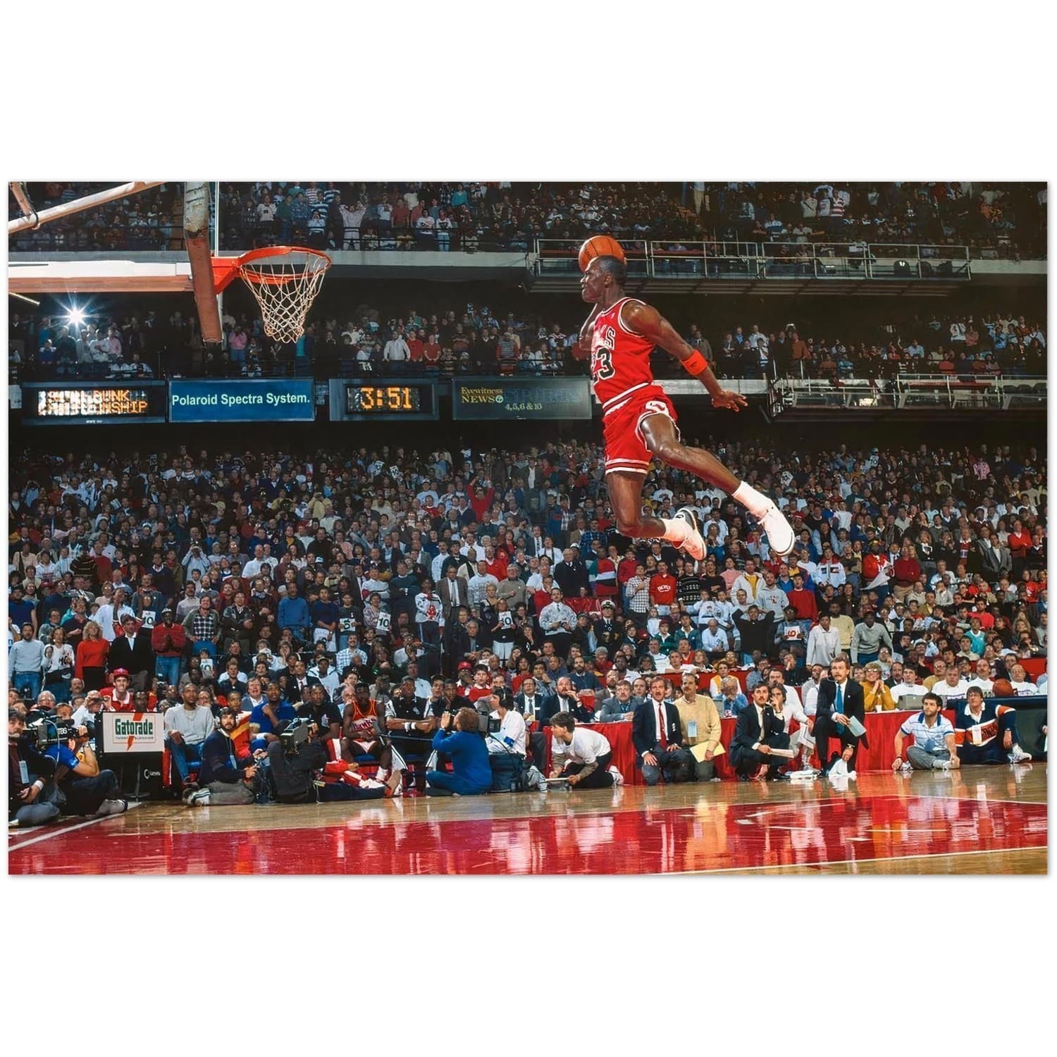 Air Jordan Iconic Dunk Poster Chicago 1988