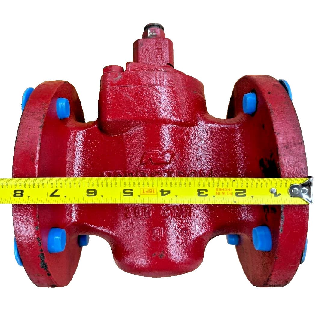 Nordstrom B143 Lubricated Plug Valve 3" Class 125 (200-WOG) Flanged Ends 6