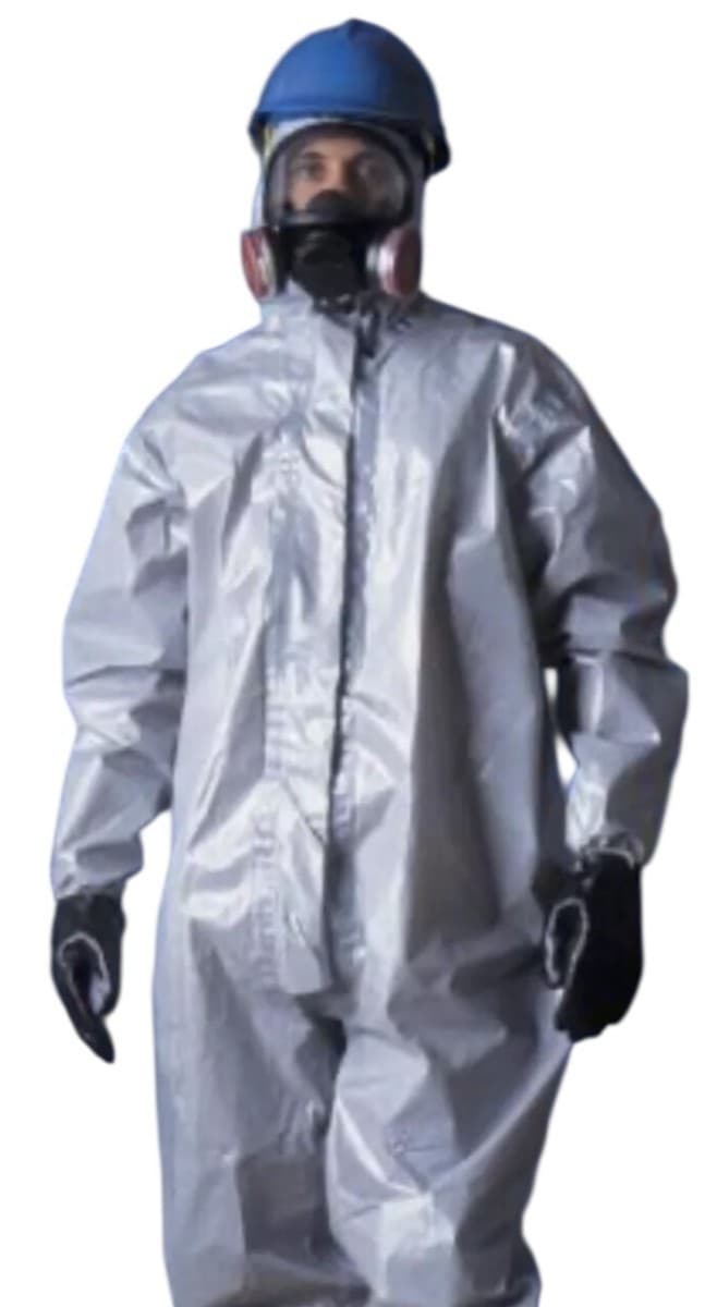 Disposable Chemical HAZMAT Painting Protective Coveralls Safety Bunny Suit LARGE