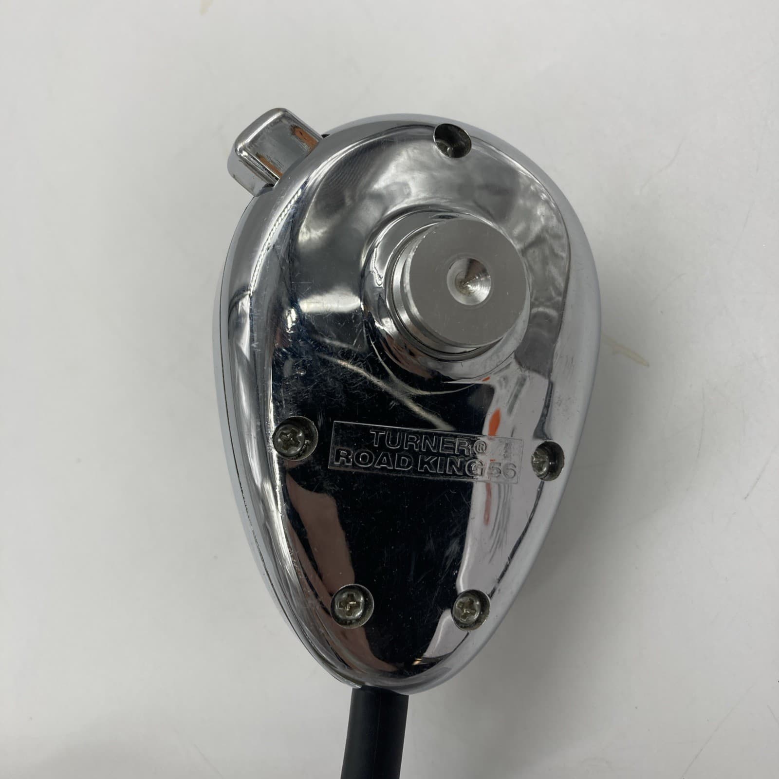 RoadKing RK56CHSS Chrome 4-Pin Dynamic Noise Canceling CB Mic with Chrome Cord  3