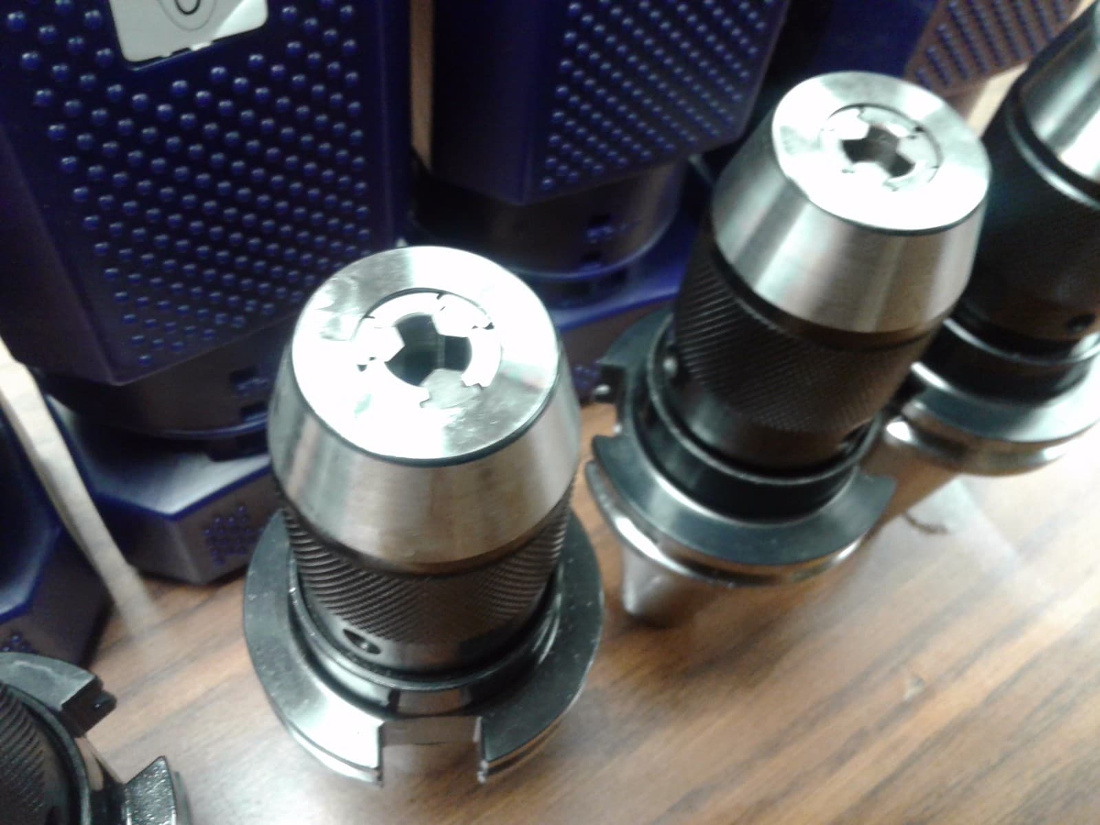 2pcs CAT40 Ball Bearing Keyless Drill Chucks 3/8" Integral design #DCK-CAT40-38 4