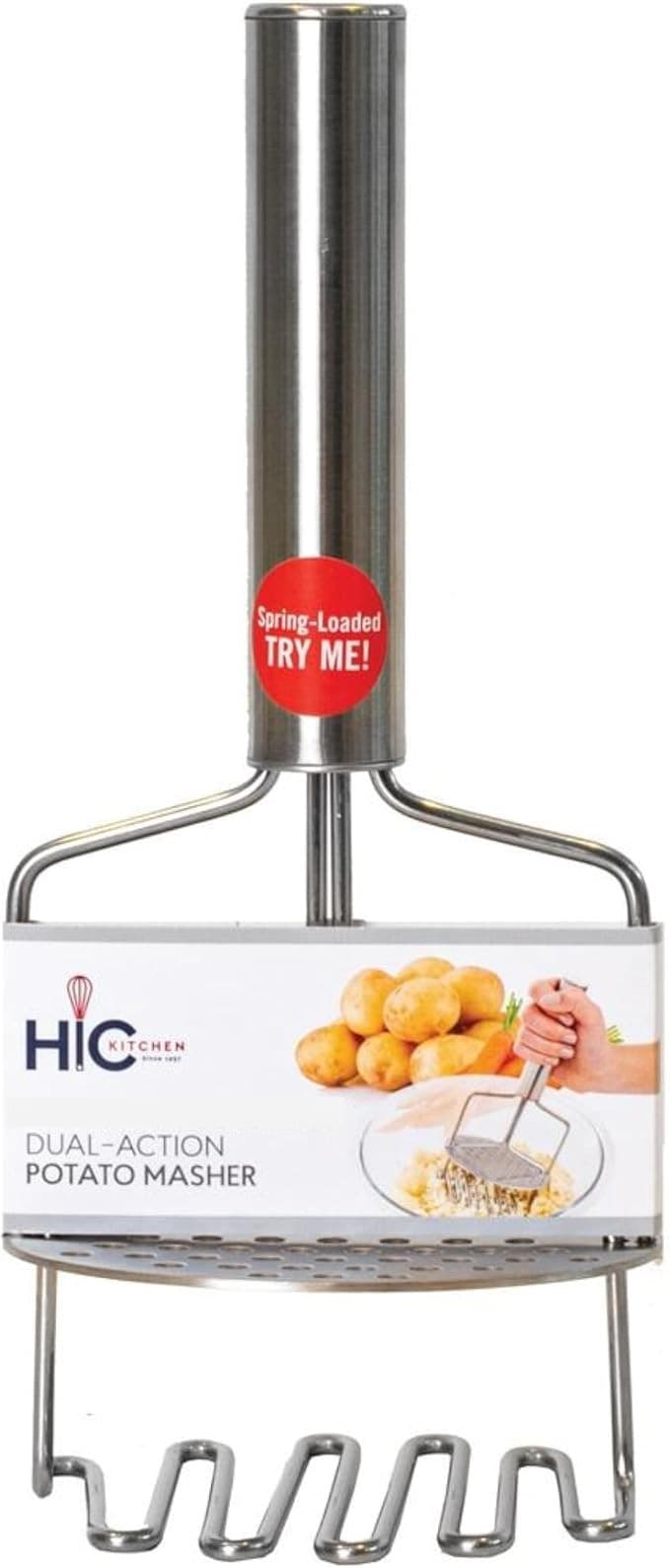 The World’s Greatest Dual Action Potato Masher and Ricer 18/8 Stainless Steel 2