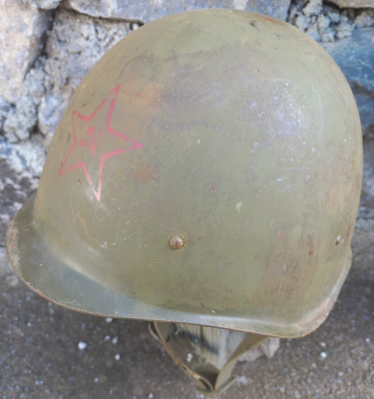 Helmet Steel SSh-40 WW2 Original Russian RKKA Red Army