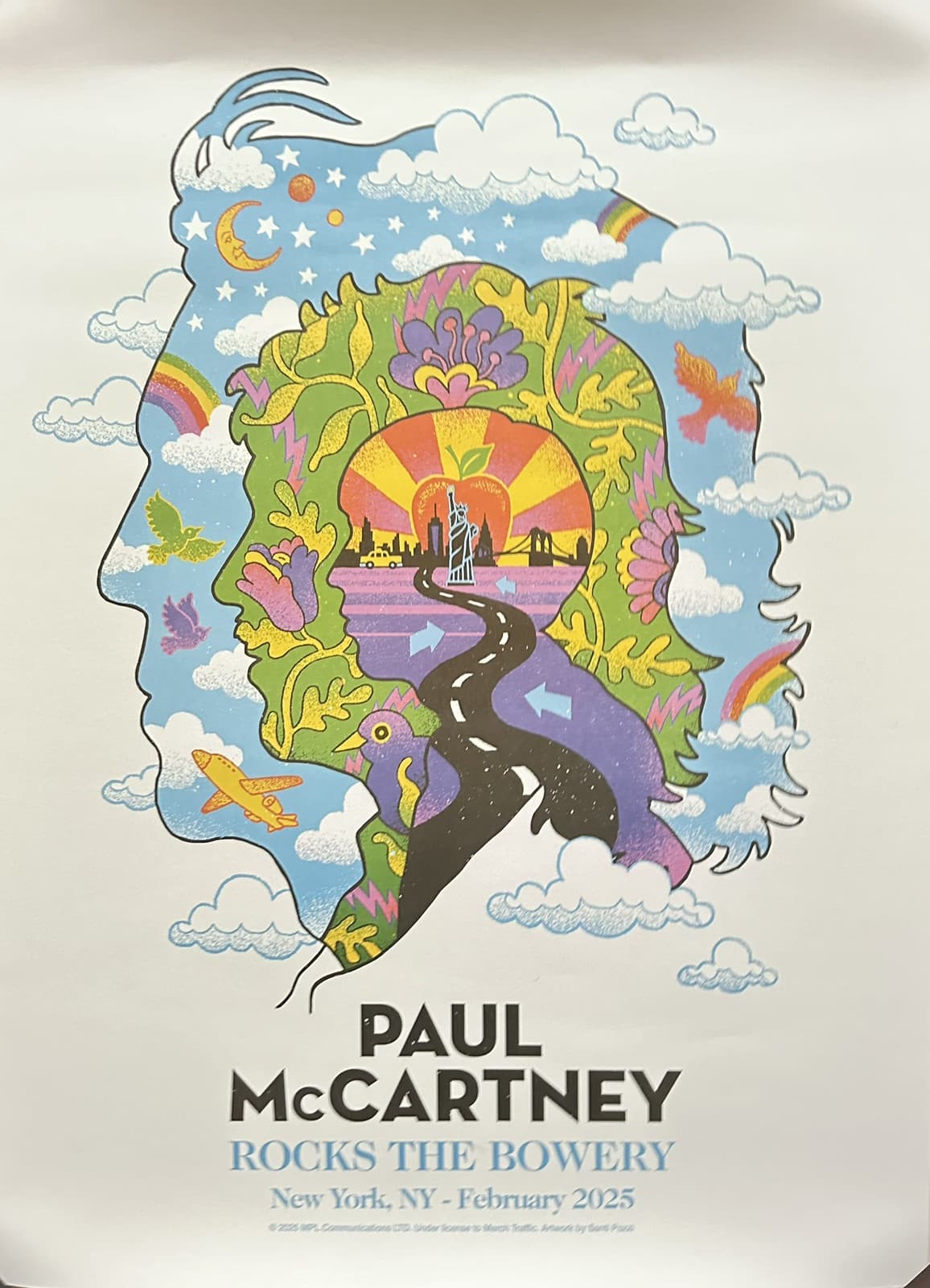 Paul McCartney NYC Bowery Ballroom February 11th 12th 14th 2025 Event Poster 2