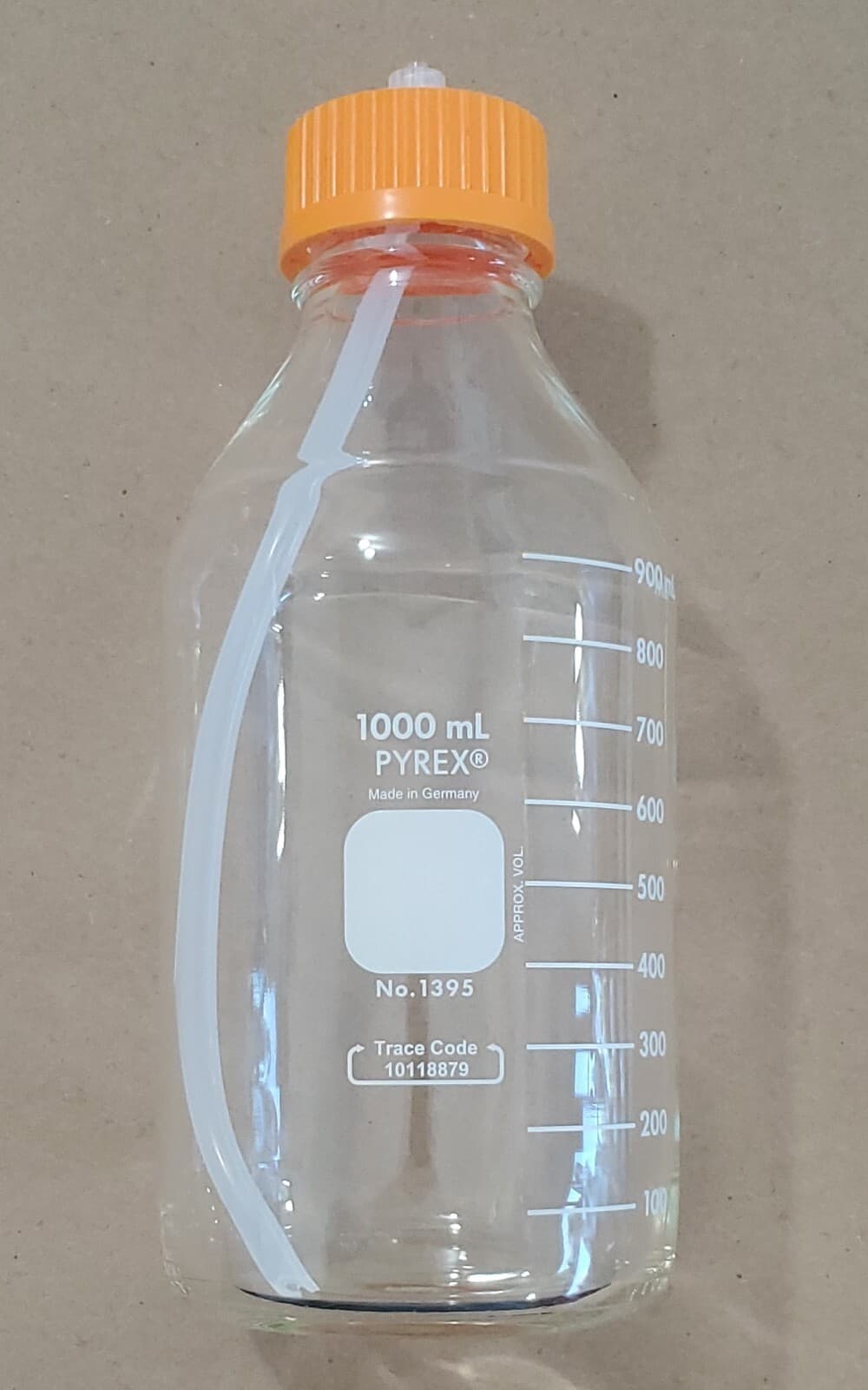 *BRAND NEW* PYREX 1395 1000 mL Glass Round Media Storage Bottle 1L + Warranty! 2