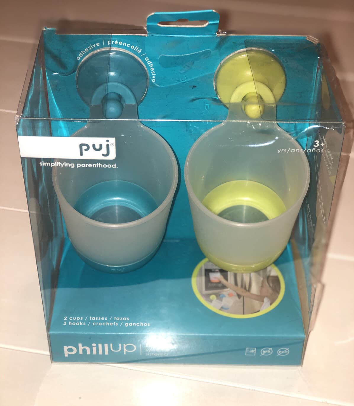 Puj PhillUp Hangable Cups - Citron 2