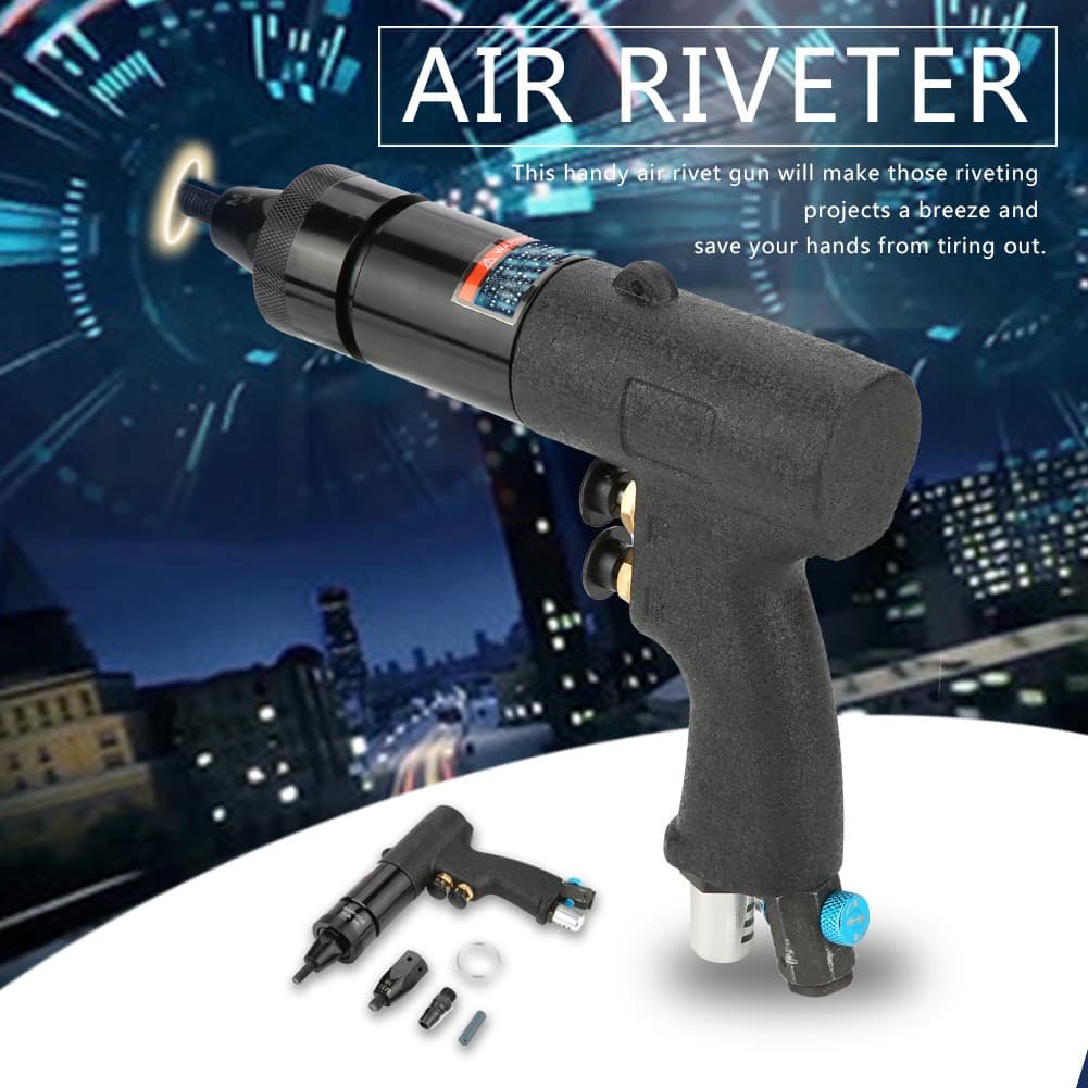 Air Riveter Pneumatic Riveting Gun Pull Nut Tool KP-740A for Auto & Metalwork