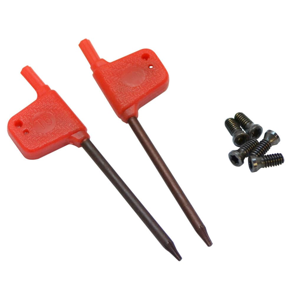 5/16" 5 Pc Indexable Carbide Insert Turning Tool Bit C6 Chipbreaker Lathe 4