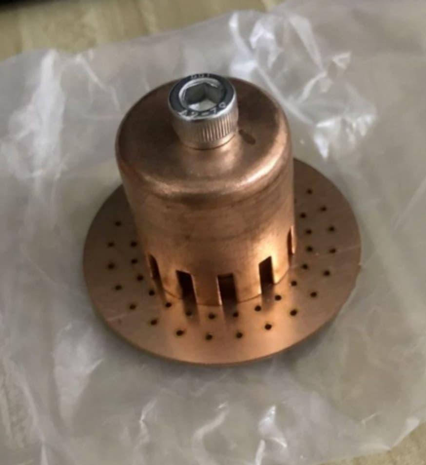 2" Tri Clamp, 4 Copper Plates, Glass Reflux Moonshine Still Column, Clamp to Keg 5