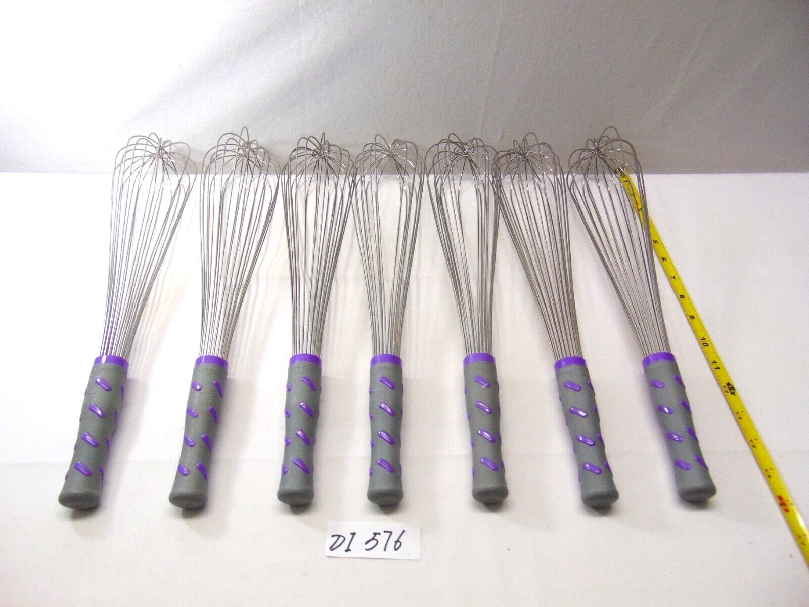 Vollrath 16" French Whip Whisk Stainless Steel NSF Silver Large Lot of 7