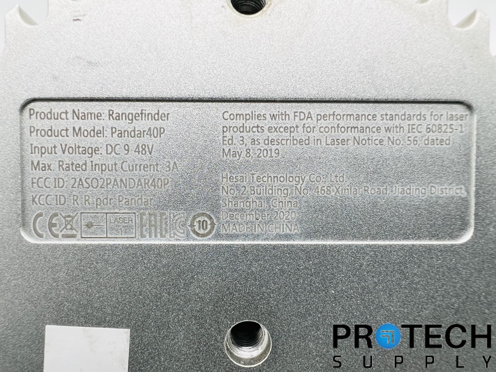 Hesai Pandar40P 40-Channel 360° Spinning Long-Range Lidar with WARRANTY 5