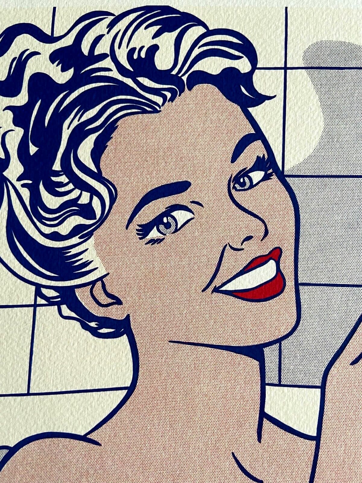 Roy Lichtenstein Lithograph COA Original Signed Numbered By Hand Rare 5