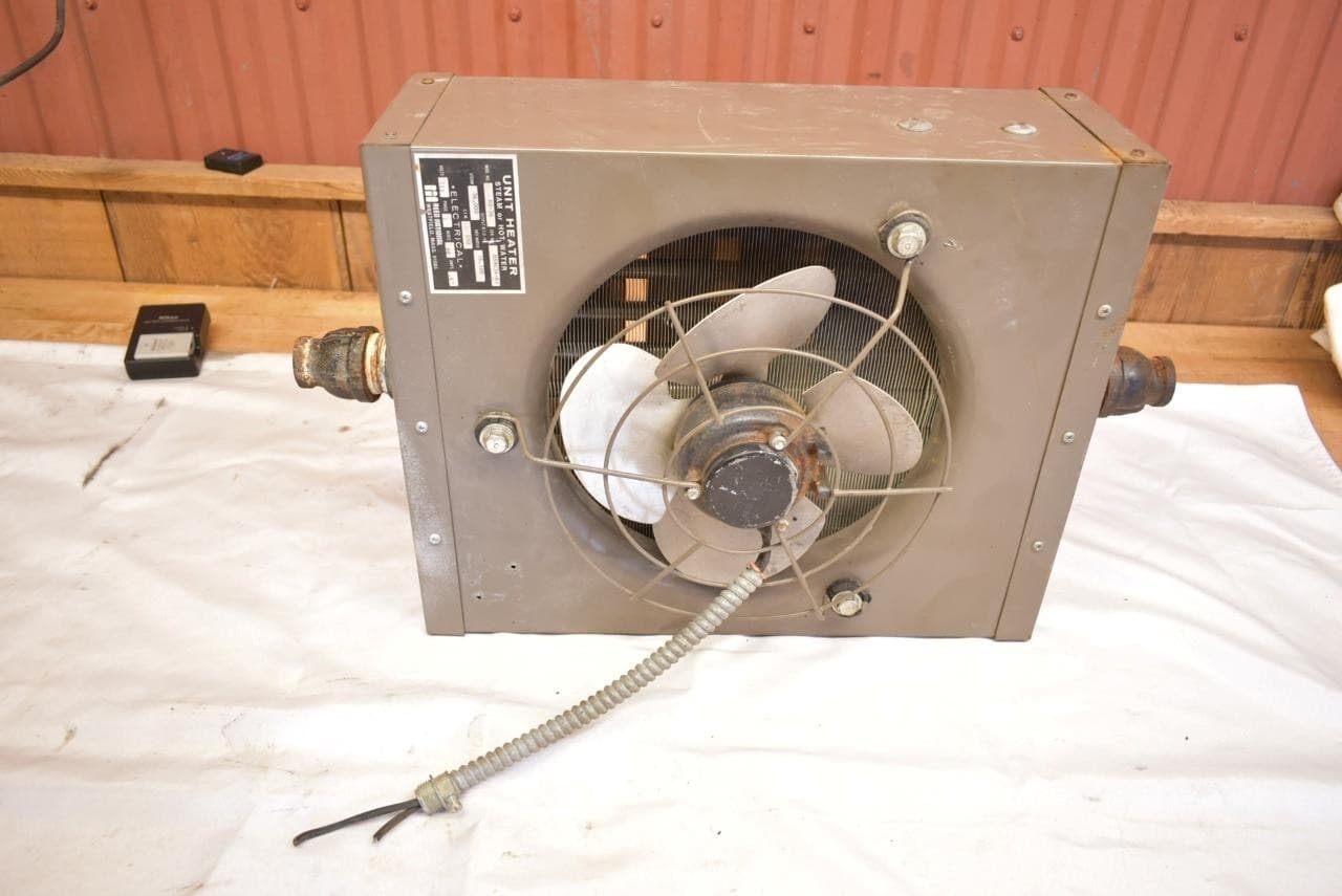 Sterling Steam / Hot Water Unit Heater Radiator and Housing HS-036 HS-36 w/ Fan 5