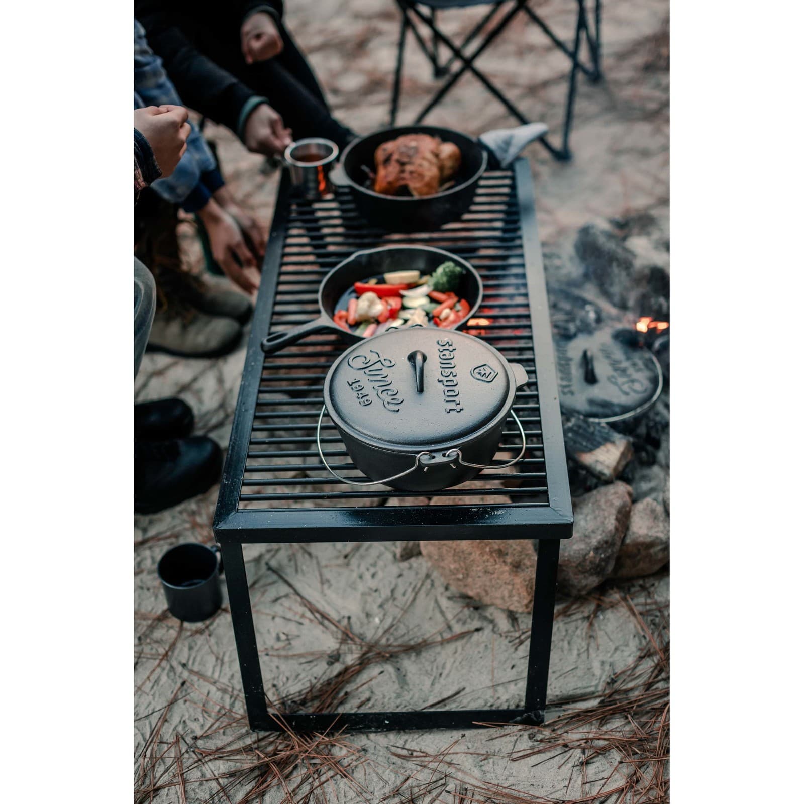 Stansport Extra Heavy-Duty Camp Grill 6