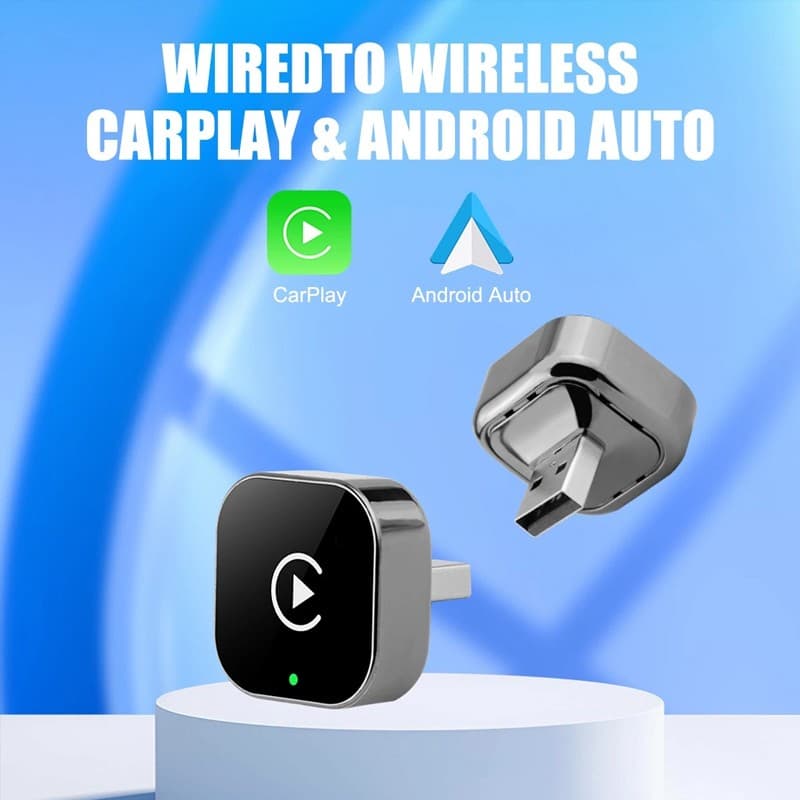 USB Auto Wireless CarPlay Adapter For Apple Android Wireless Dongle Plug ＆ Play 2