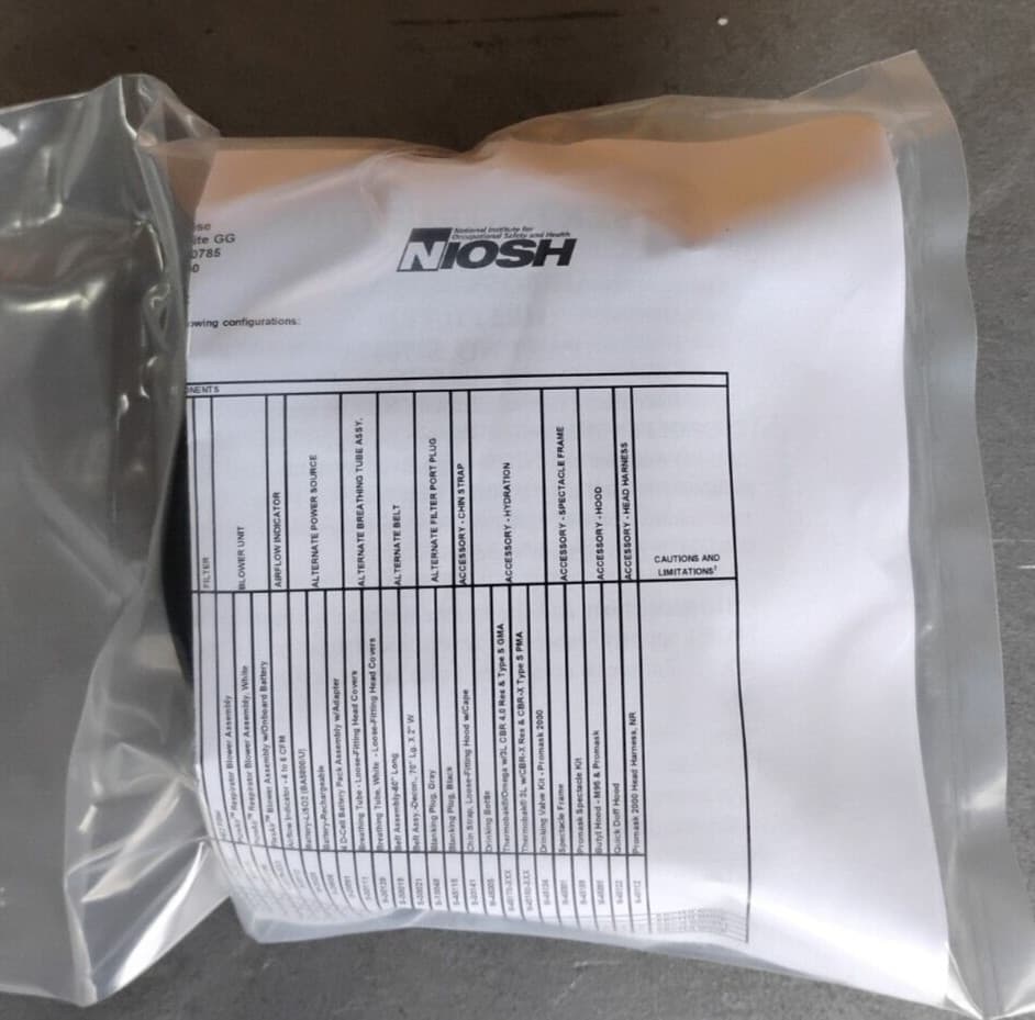 Airboss Defense Group P100 HE Gas Mask Filter 40mm NATO New/Sealed Exp 06/2030 3