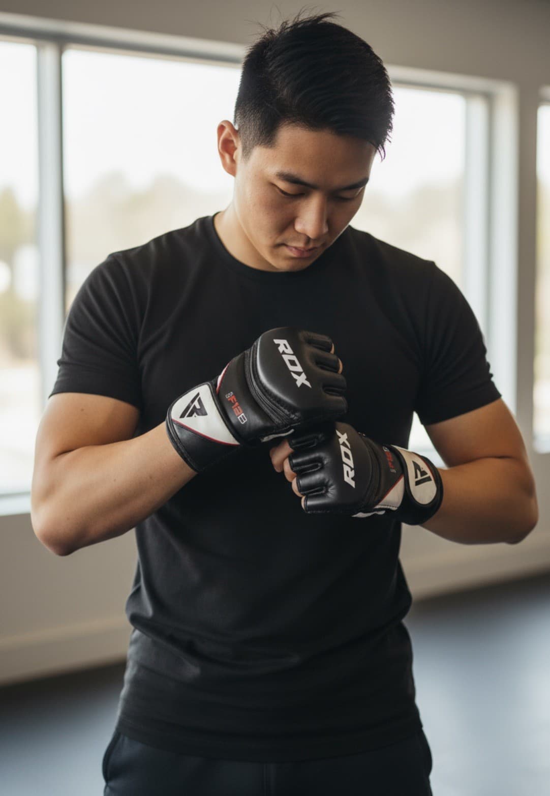 RDX Gloves Men XL Sparring Grappling Kick Boxing Training GGR F12B 4