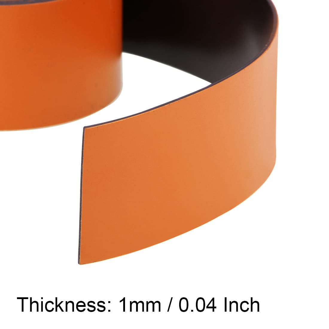 Dry Erase  Magnetic Strip 1 Inchx3.3 Feet Label Sticker Writable Orange 3