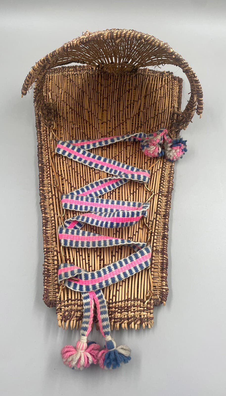 North Fork Mono California Indian Basket Cradleboard Yosemite Native American 6