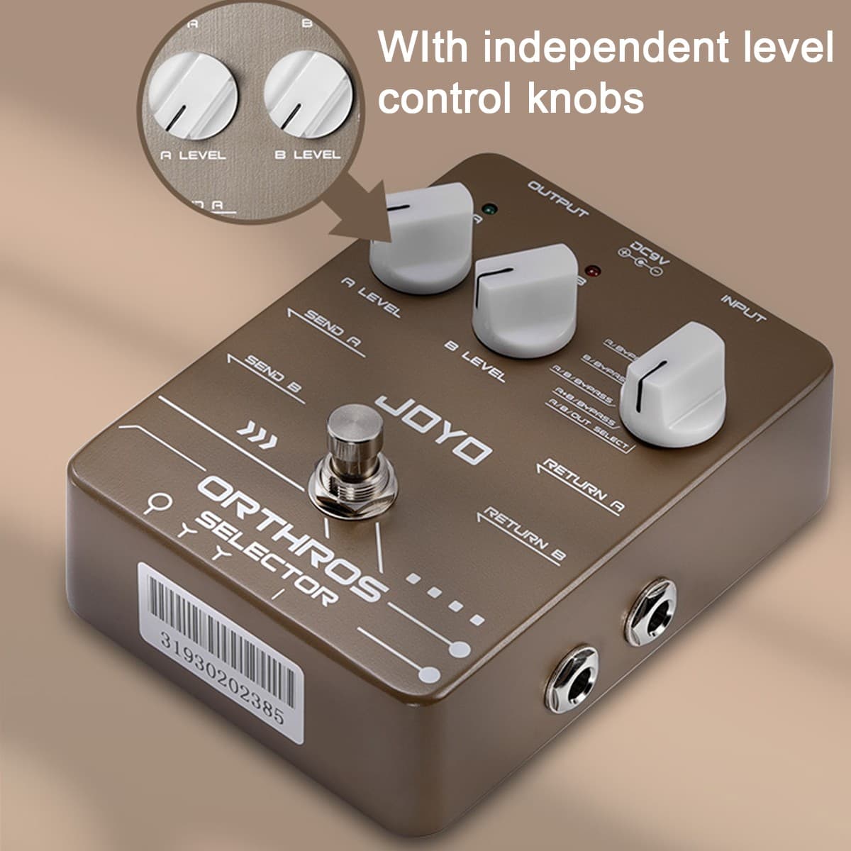 JOYO Loop Guitar Effect Pedal 6 Looping Modes 2 Line Loop With Power Adapter 5