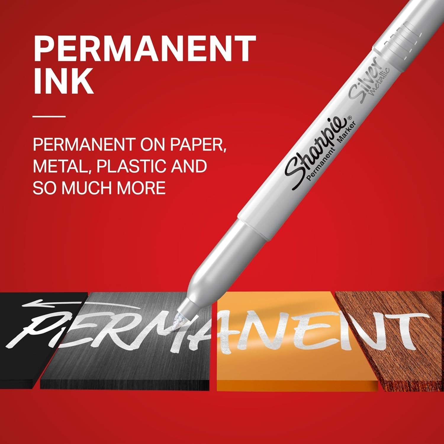 6 Count Fine Point Metallic Permanent Markers - Brilliant Sheen for Crafts 4