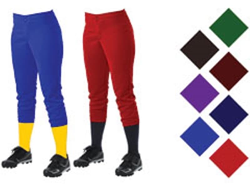 Alleson Mid-Calf Womens Girls Fastpitch Elastic Waist Softball Pants 605PLW NEW 2