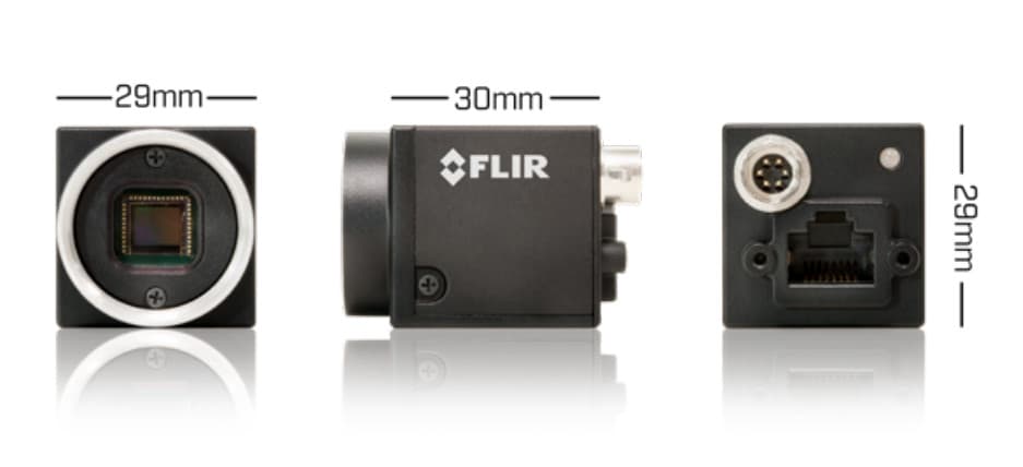 NEW FLIR BFS-PGE-31S4M-C Blackfly S GigE PoE 3.2MP Sony IMX265 Monochrome Camera 2
