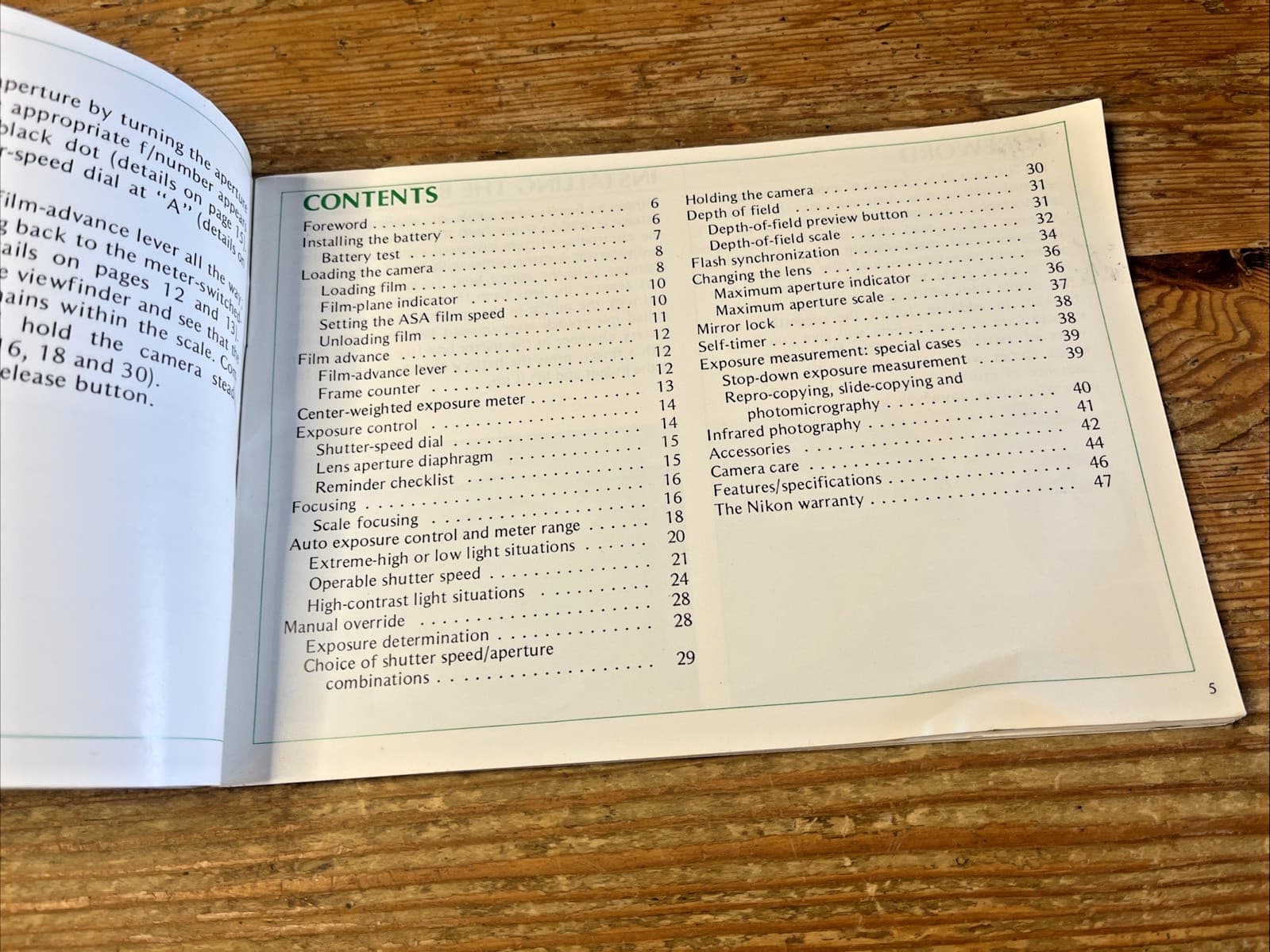 Vintage Nikomat EL Camera Instruction Manual Booklet Guide Nikon 3