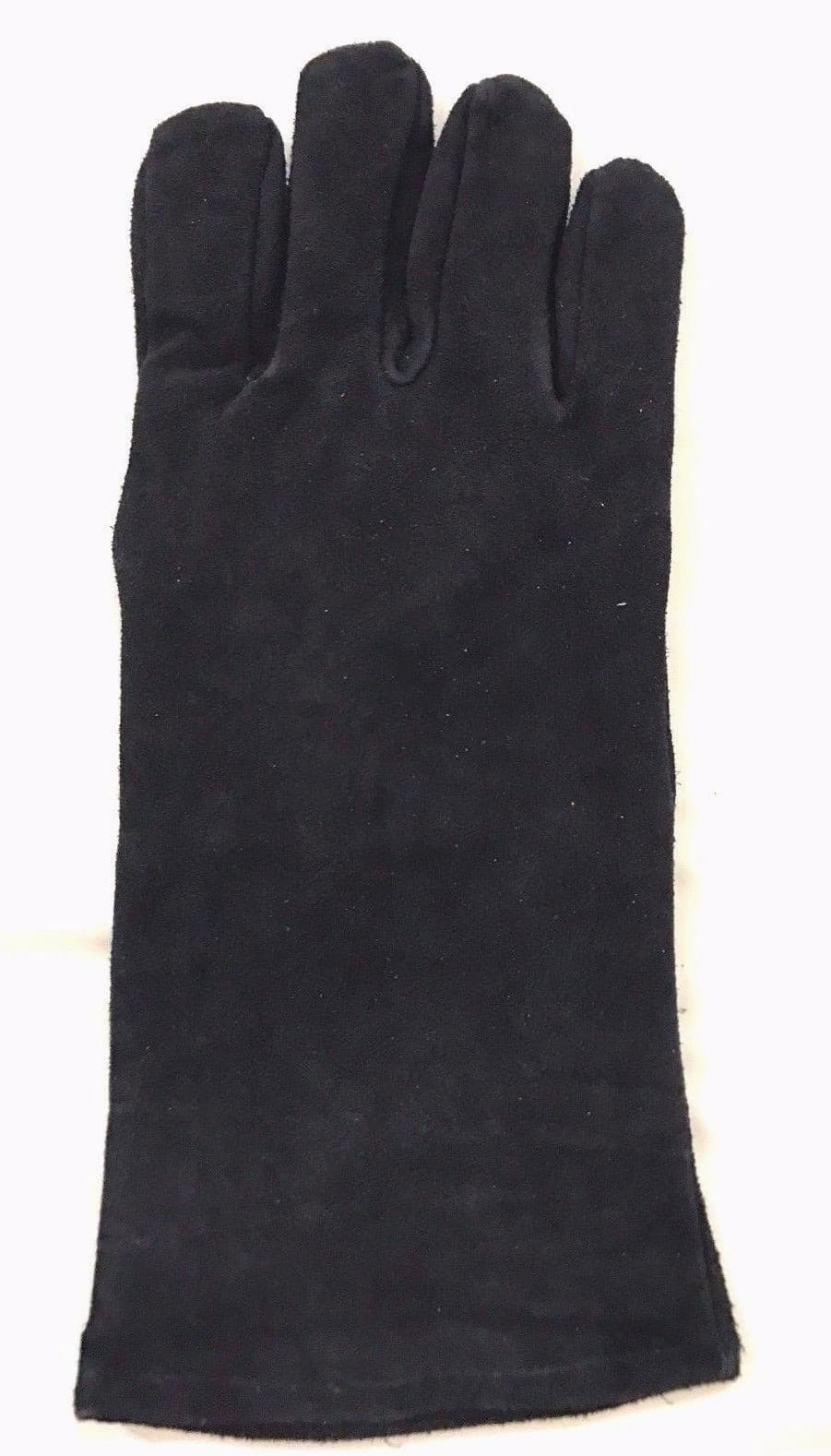 Leather gloves  BBQ Barbeque Oven Glove Grill Heat Fire Protection 1 Pair 3