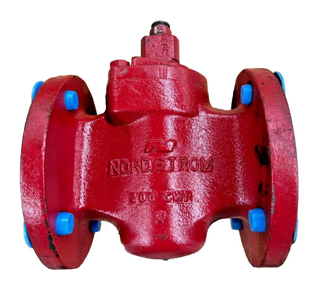 Nordstrom B143 Lubricated Plug Valve 3" Class 125 (200-WOG) Flanged Ends