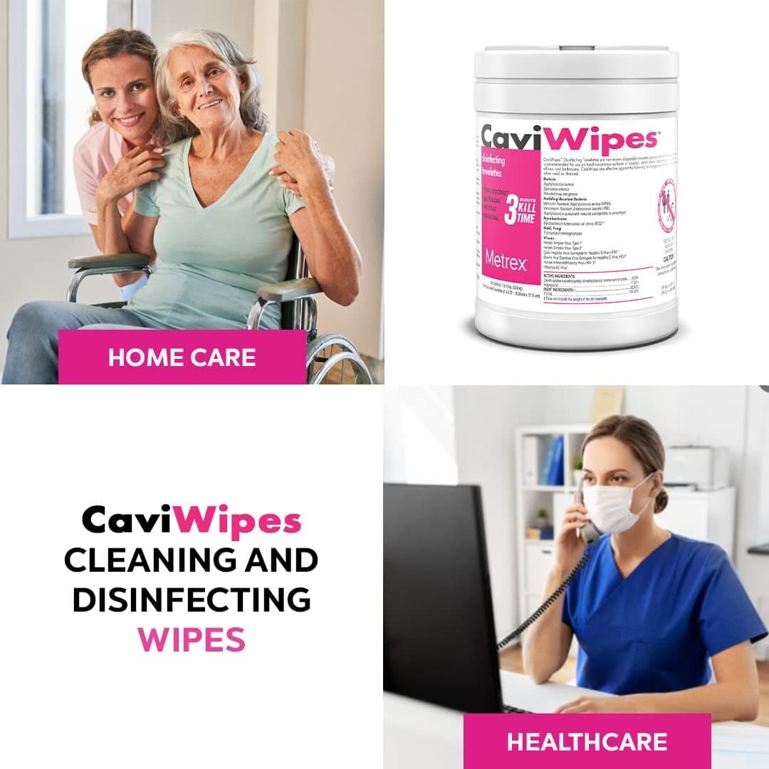Metrex CaviWipes - Cavicide Germacidal Cleaner Wipes 160 ct 4