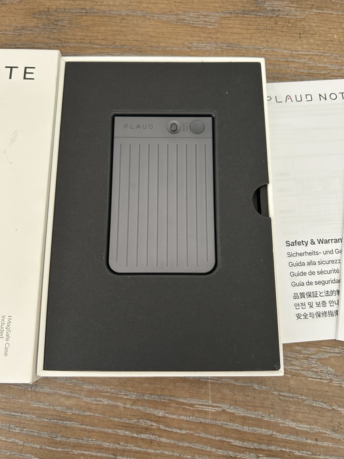 Plaud Note AI Voice Recorder App Control Transcribe 64GB Memory BLACK 4